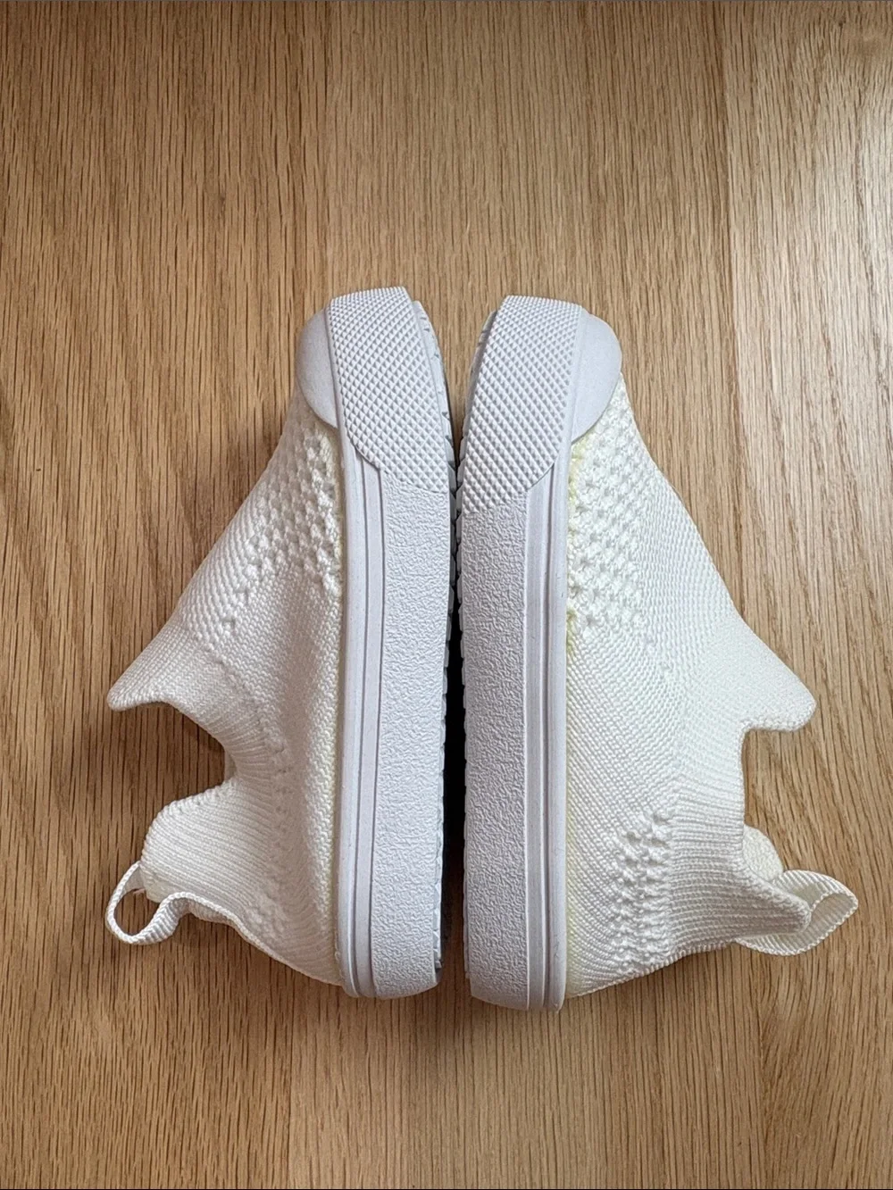 Kids Multi-Color Canvas Sneakers and White Slip-On Set Size 3 and 4 toddler